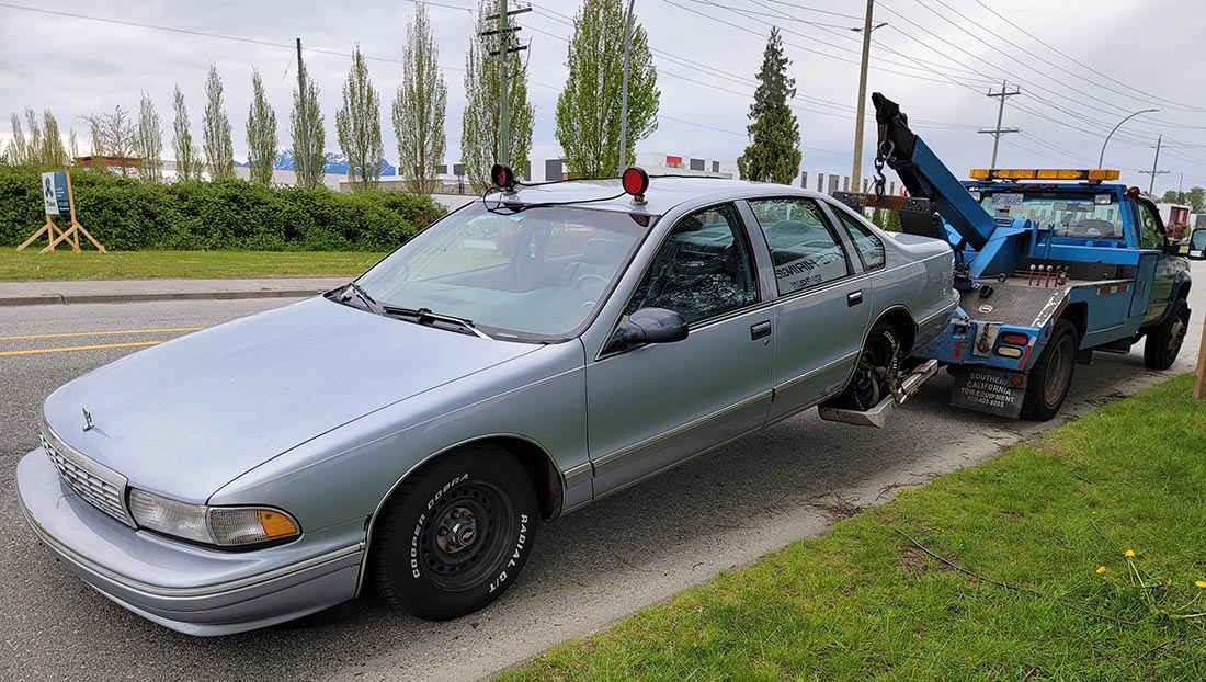 Best scrap car removal Vancouver of 1996 Chevrolet Caprice