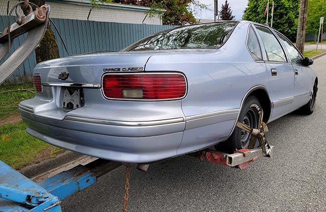 Best scrap car removal of '96 Chevrolet in Port Moody