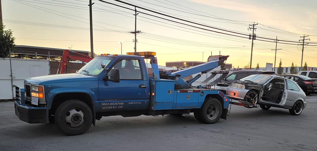 scrap car removal in Vancouver of Honda Civic