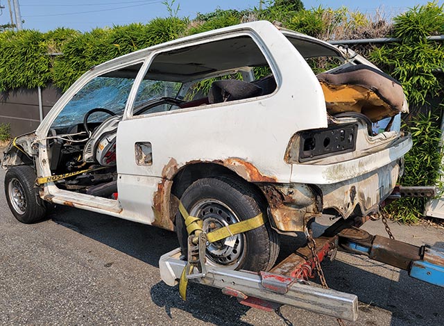Scrap car removal of Honda Civic