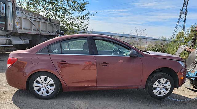 Vancouver scrap car removal of Chev Cruz