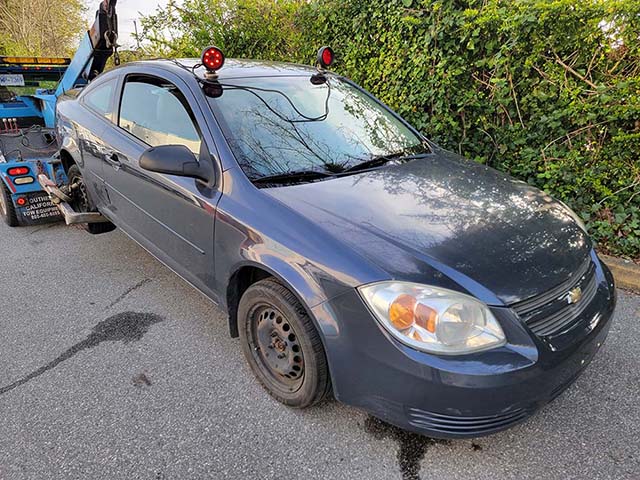 Vancouver scrap car removal of Chevrolet Cobalt